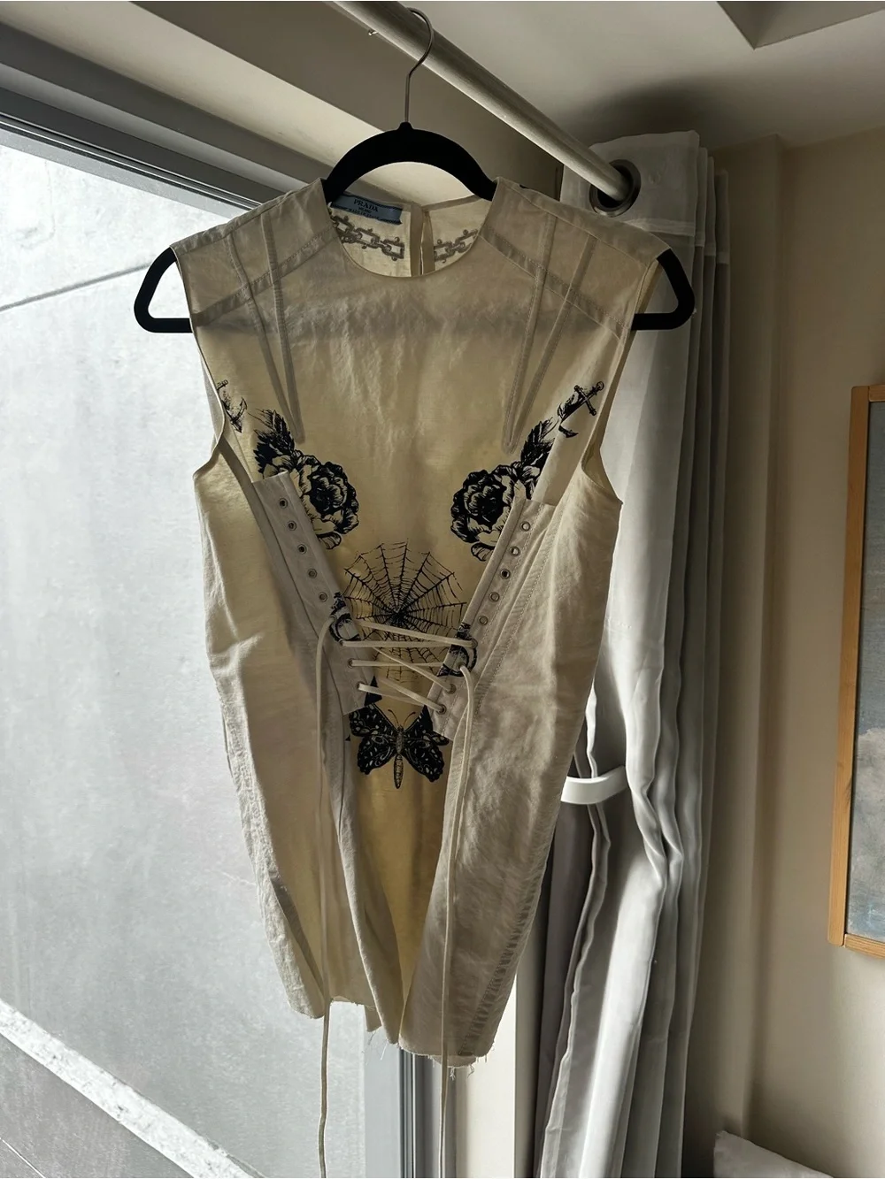 RARE Prada Cotton Graphic Top - Picture 3 of 6